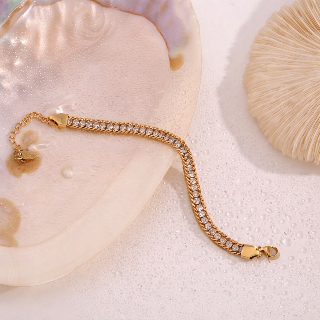 Crystal Luxe Chain Bracelet
